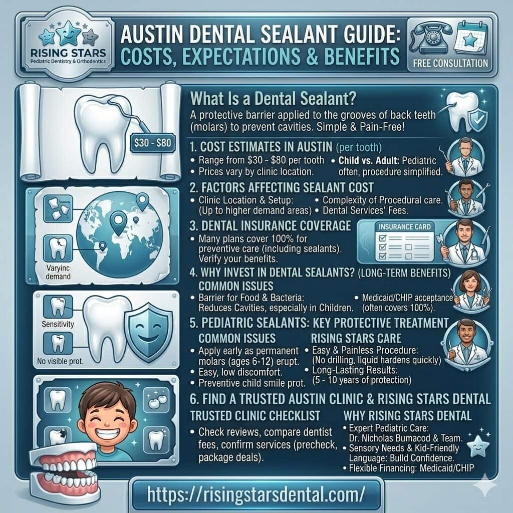 Dental Sealant Costs in Austin