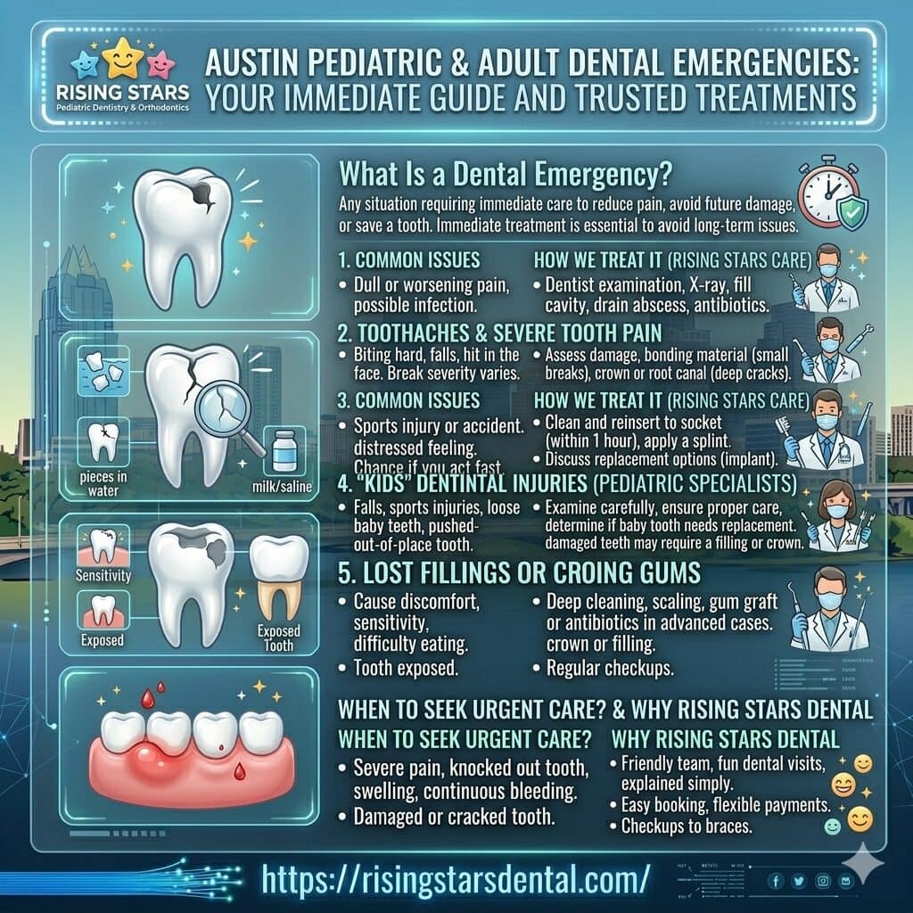 Common Dental Emergencies in Austin and How Dentists Treat Them