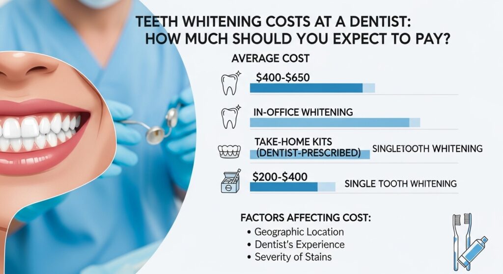 Teeth Whitening Costs at a Dentist: How Much Should You Expect to Pay?