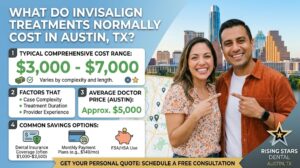 What do Invisalign treatments normally cost in Austin, TX?